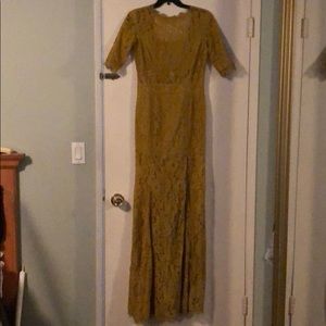 NWOT Femme d’armes maxi lace dress